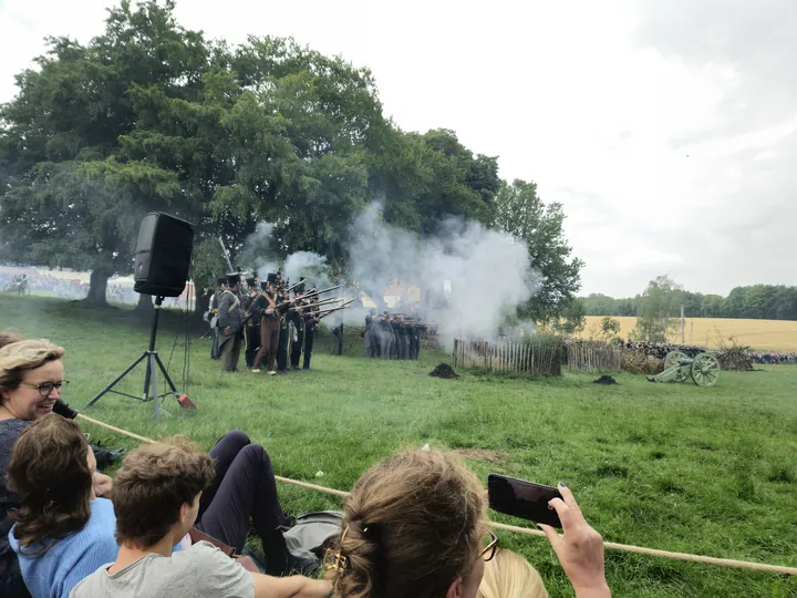 Slag van Waterloo Reinacting (België)